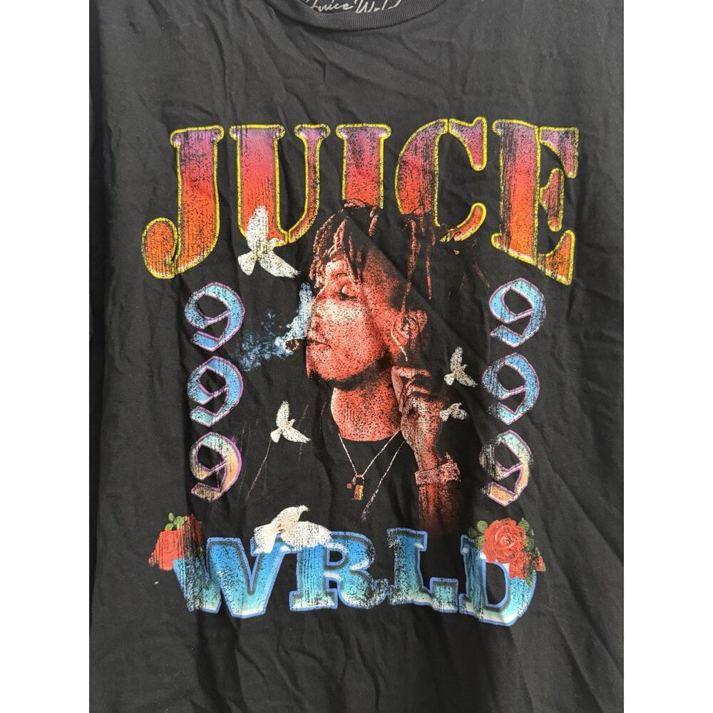 Juice Wrld 999 T Shirt Size L Black - Picture 2 of 7
